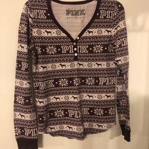 PINK VS Winter Thermal Pajama